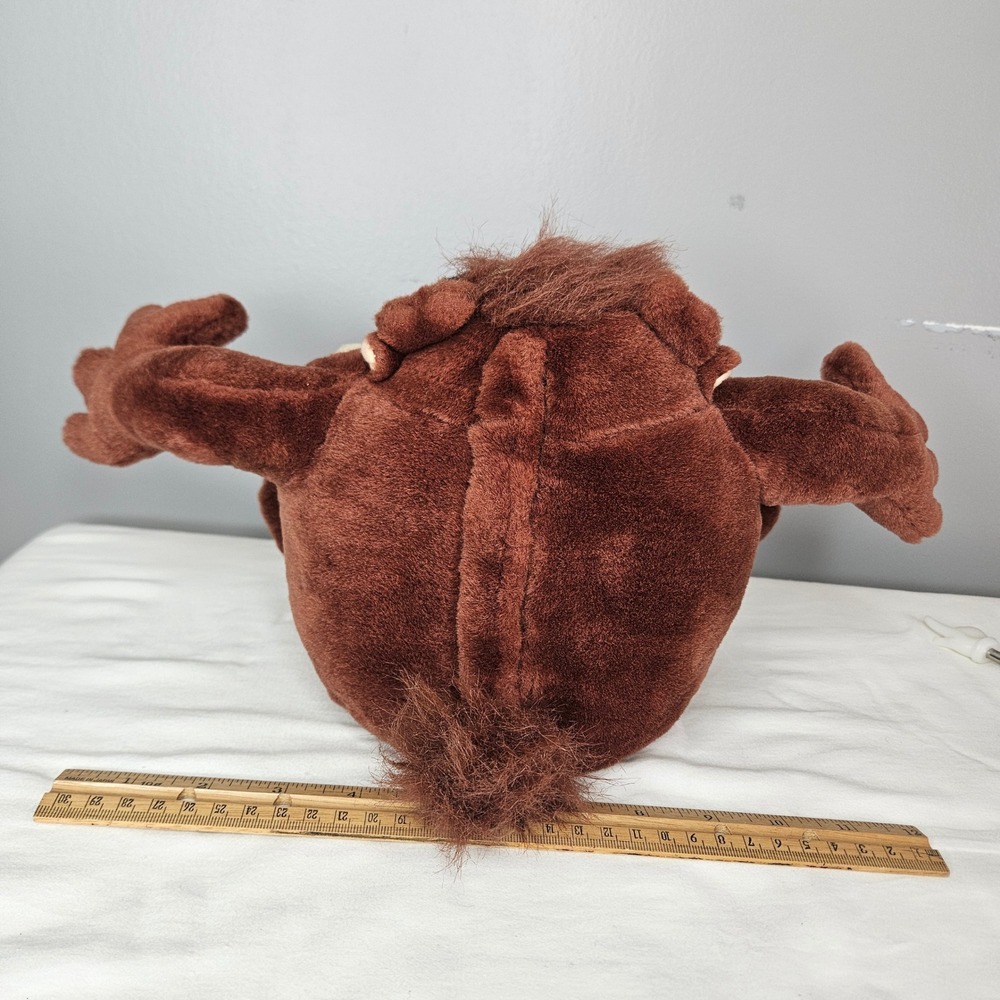 Vtg 1997‎ Looney Tunes Taz Tasmanian Devil Shakes Talks Plush Play By Play 10" - Picture 5 of 9
